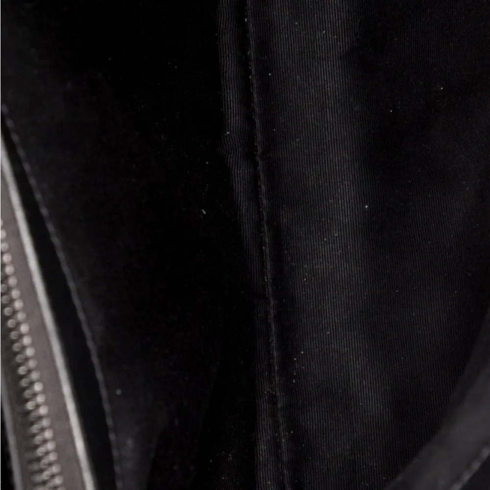 AUTHENTIC  Yves Saint Laurent Black LouLou medium Shoulder Bag /dust bag - Picture 9 of 11